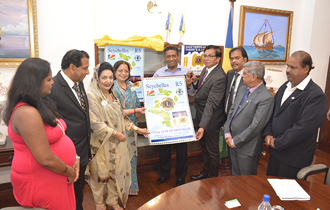 President Faure Meets Lions Clubs International Delegation Celebrating their Centennial