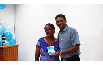 President Danny Faure was the guest of honour at a presentation ceremony to commemorate World Diabetes Day 2017, held at Seychelles Hospital. The theme for this year is 'Women and diabetes - our right to a healthy future'.