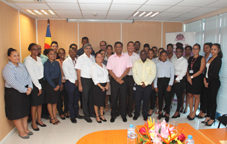 As part of his weekly visits to institutions, President Danny Faure visited the Fair Trading Commission (FTC).