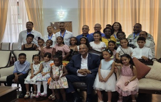 Little Stars, Big Dreams: Twinkle Little Stars 2026 Participants Meet President Herminie