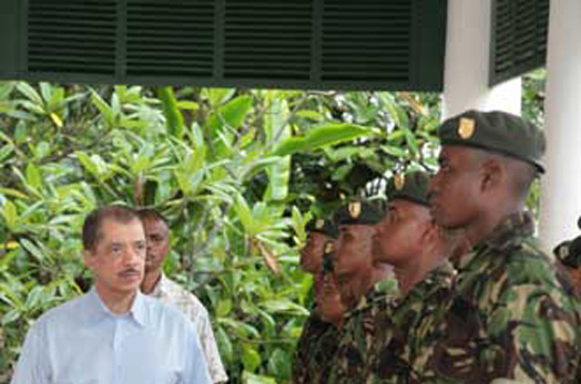 Launching of young leaders programmes for military and police Launching of young leaders programmes for military and police