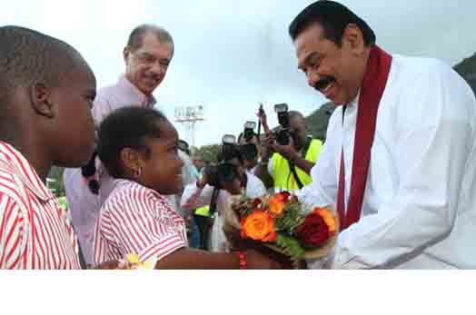 President Michel Welcomes Sri Lankan President on Historic Visit President Michel Welcomes Sri Lankan President on Historic Visit