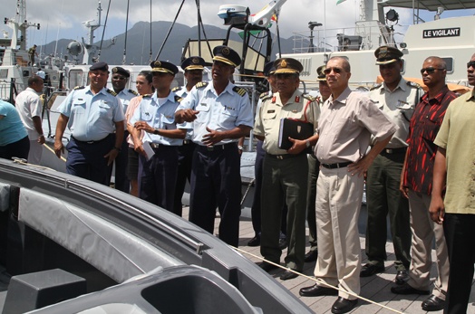 Strengthening the Seychelles maritime forces is a priority Strengthening the Seychelles maritime forces is a priority
