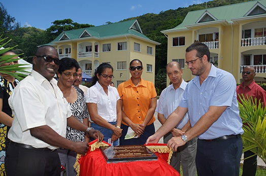 President Michel attends the launch of Habitat Week 2015 at Karl Tamatave estate President Michel attends the launch of Habitat Week 2015 at Karl Tamatave estate