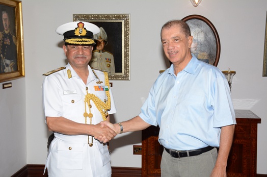 India hands over a fast interceptor boat to Seychelles Coast Guard India hands over a fast interceptor boat to Seychelles Coast Guard