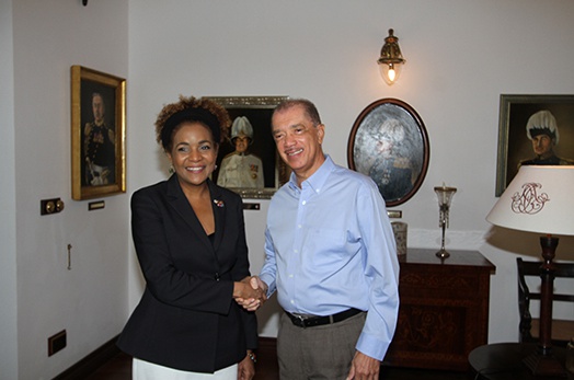 Le Président Michel a acceulli le Secrétaire Générale de l’Organisation Internationale de la Francophonie, Madame Michaëlle Jean Le Président Michel a acceulli le Secrétaire Générale de l’Organisation Internationale de la Francophonie, Madame Michaëlle Jean