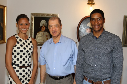 President meets with Seychelles Sportsman and Sportswoman of the Year President meets with Seychelles Sportsman and Sportswoman of the Year