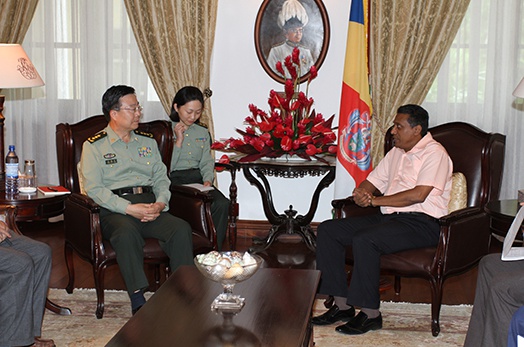 Seychelles to Boost Military Cooperation with China Seychelles to Boost Military Cooperation with China