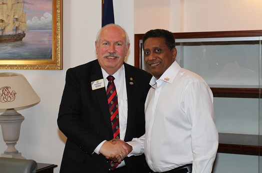 President Faure Meets The Lions Club International Delegation President Faure Meets The Lions Club International Delegation