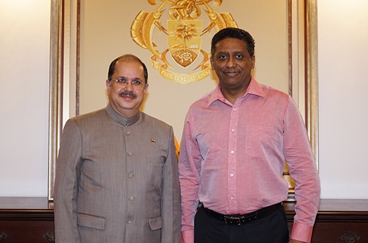 New High Commissioner of India to Seychelles Accredited New High Commissioner of India to Seychelles Accredited