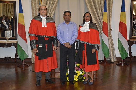Justice Govinden and Justice Pillay Sworn In as Judges of the Supreme Court of Seychelles Justice Govinden and Justice Pillay Sworn In as Judges of the Supreme Court of Seychelles