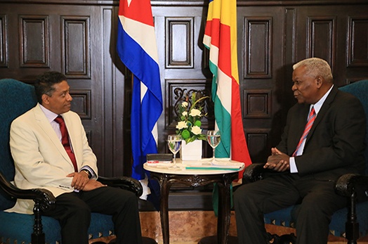 President Faure holds talks with President of National Assembly of Cuba President Faure holds talks with President of National Assembly of Cuba