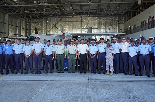 President Faure visits Seychelles Air Force and Central Bank President Faure visits Seychelles Air Force and Central Bank