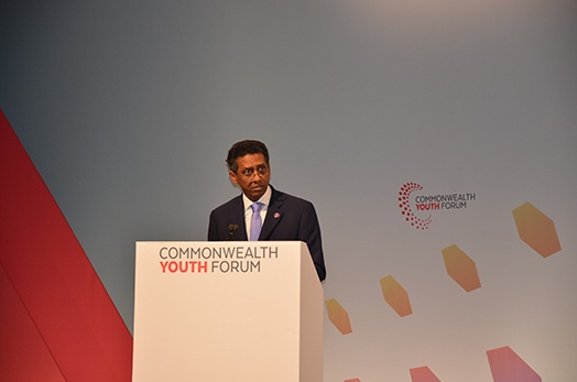 President Faure addresses the Commonwealth Youth Forum President Faure addresses the Commonwealth Youth Forum