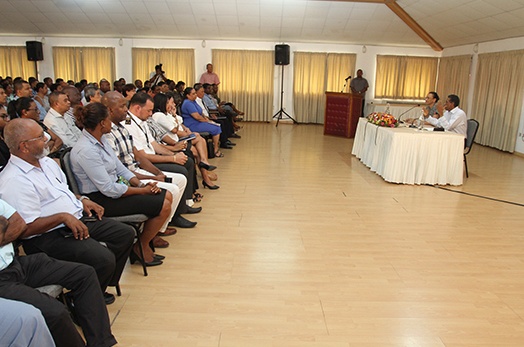 President Faure Meets Directors General and Directors in the Public Service President Faure Meets Directors General and Directors in the Public Service