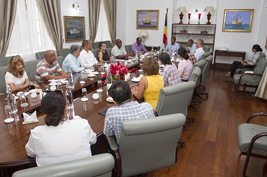 President Faure meets the Board of SBC President Faure meets the Board of SBC