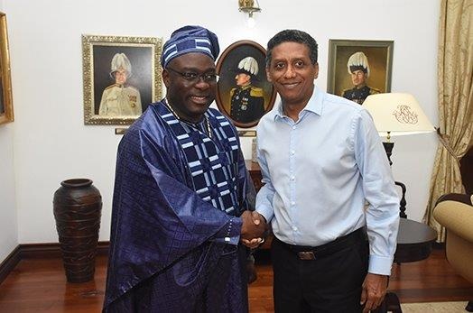 First Ambassador of the Republic of Benin to Seychelles Accredited First Ambassador of the Republic of Benin to Seychelles Accredited