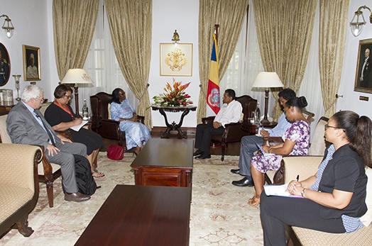 President Faure receives International Federation of the Red Cross (IFRC) Regional Director for Africa President Faure receives International Federation of the Red Cross (IFRC) Regional Director for Africa