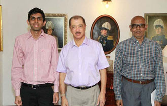 Seychellois Best Outstanding Engineering Student Meet President Michel