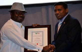 President Michel Recieves African Development Excellence Award
