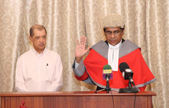 Justice Burhan sworn in as Puisne Judge