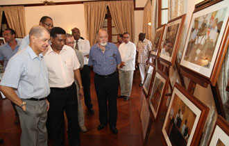 Exhibition marking President Michel 10th Year in office