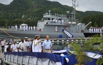 “ A milestone in our relations”- Indian Navy hands over patrol ship to Seychelles Coast Guard