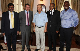Seychelles President meets with MD & CEO of Airtel Africa