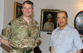 President Michel meets with EUNAVFOR Operation Commander