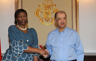 The Second High Commissioner of the Kingdom of Lesotho Accredited