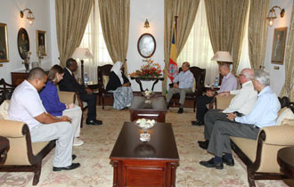 President Michel meets with WTO and IMF delegations