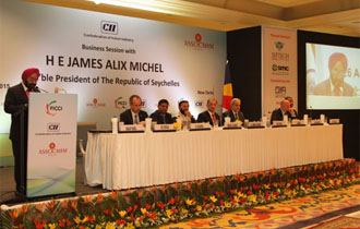 “Seychelles is not just a place for holidays, but also a great place for investment”- President Michel addresses Indian Business Community