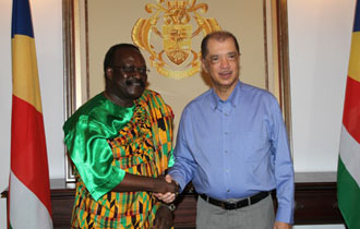 Ghanaian High Commissioner to the Seychelles Accredited