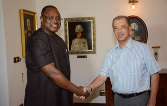 The Nigerian High Commissioner to Seychelles bids farewell