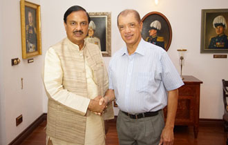 Seychelles President meets with the Indian Minister of State for Culture, Tourism and Civil Aviation