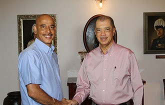 President Michel meets with the Leader of the Opposition