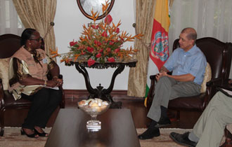 President Michel meets with Head of AU election observation mission
