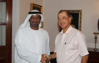 President Michel meets with Emirates Airline and Group Chairman and Chief Executive