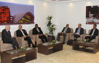 Seychelles President in talks with bilateral partners in margins of Second Blue Economy Summit