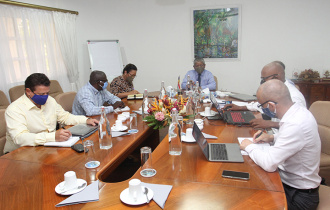 President Ramkalawan chairs Second Review meeting of Concept Plans for La Digue Hospital