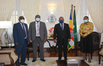 President Ramkalawan receives World Bank Group Executive Director