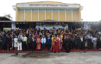 President Ramkalawan attended the UniSey 2022 Graduation Ceremony