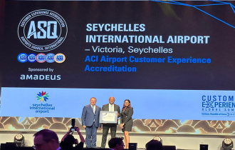 President Ramkalawan congratulates SCAA after Seychelles International Airport attains Level 1 Accreditation