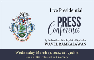 President Ramkalawan to hold live Presidential Press Conference