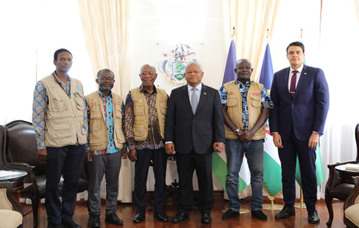 President Ramkalawan Receives Distinguished African Union and COMESA joint Electoral Observer Delegation