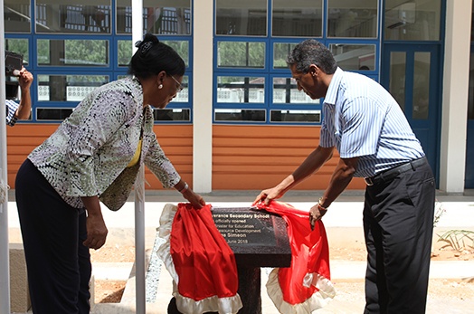 Île Perseverance Secondary school officially opened - News - State