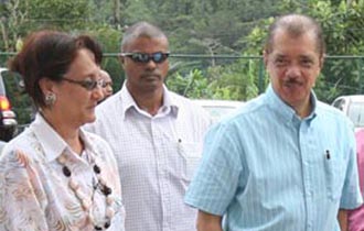 President Makes Second Visit To La Misere 