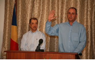 Mr Lafortune sworn in as member of electoral commission