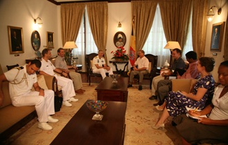 President Michel Receives NATO Commander At State House