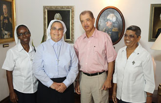 President meets with Superior General of Sisters of St. Joseph of Cluny Congregation